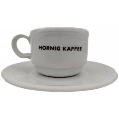 Lilien Porzellan Caroline weiß (Hornig Kaffee), Tasse mit Untertasse