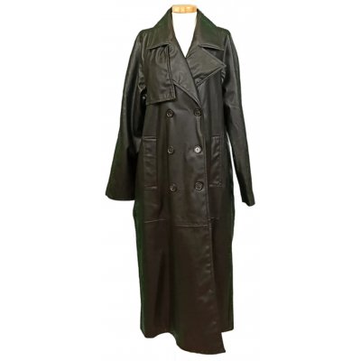 Bershka Damen Mantel schwarz Gr. L
