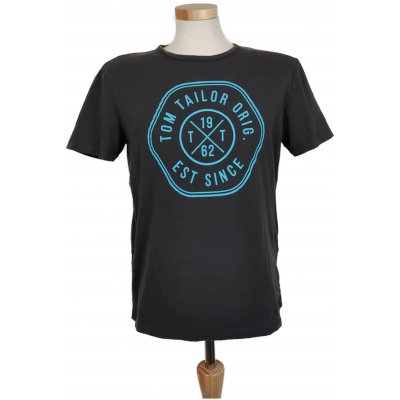 Tom Tailor Herren T-Shirt grau Gr. L