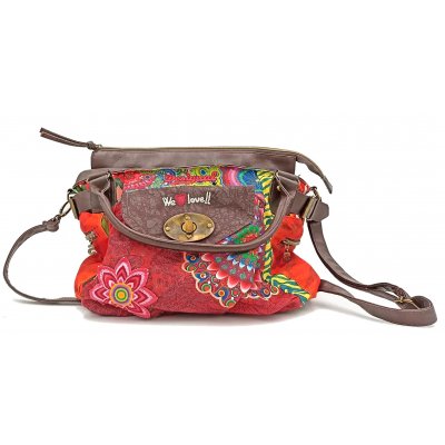 Desigual Damen Handtasche / Umhängetasche gemustert