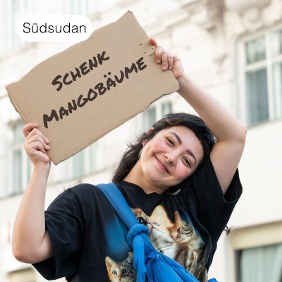 Pflanz einen Mangobaum im Südsudan