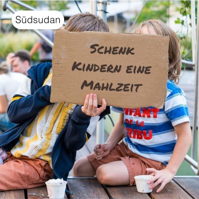 Schenk Kindern im Südsudan eine Mahlzeit