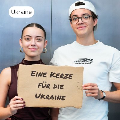 Spende eine Kerze als Zeichen der Hoffnung