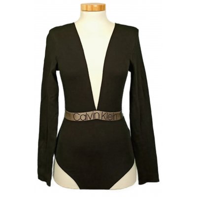 Calvin Klein Damen Bodysuit schwarz Gr. XS