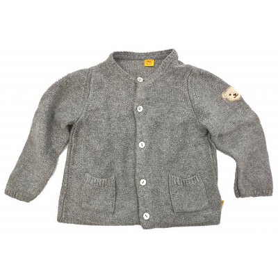 Steiff Baby Pullover grau Gr. 68 cm/6m