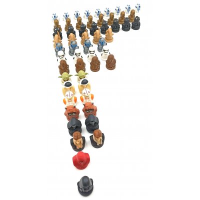 Star Wars Stempelfiguren aus Silikon 56 Stück