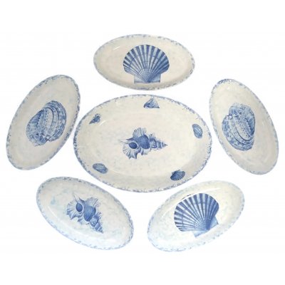 Ceramica Due Torri - Fischservice (6-teilig)