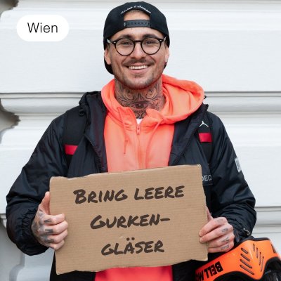 Bring Gurkengläser für den Canisibus