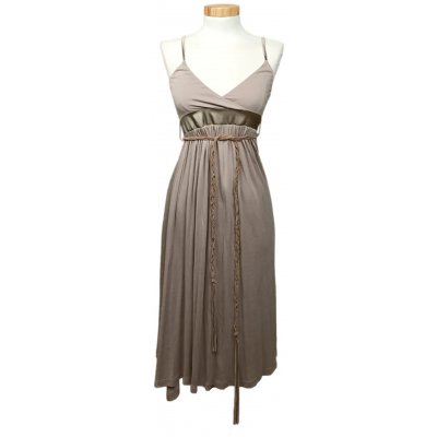 Vero Moda Damen Midikleid hellbraun Gr. S