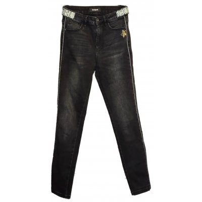 Desigual Damen Jeans schwarz Gr. 26