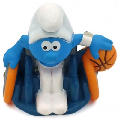 Schleich Peyo Schlümpfe - Basketball Rollstuhlfahrer Schlumpf