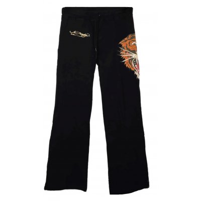 Ed Hardy Damen Jogginghose mit Logo schwarz Gr. XL
