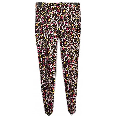 Marc Cain Damen Hose mehrfarbig mit Leo-Print Gr. M