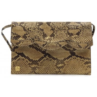 Schlangenoptik Damen Vintagetasche und Brieftasche 