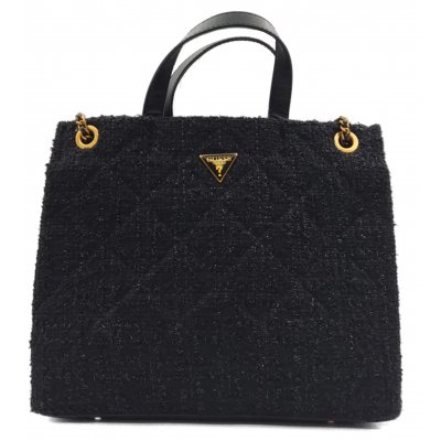 Guess Damen Bouclétasche schwarz