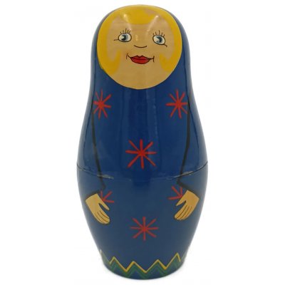 Babuschka/Matroschka - russische Puppen 5 teilig (unvollständig)