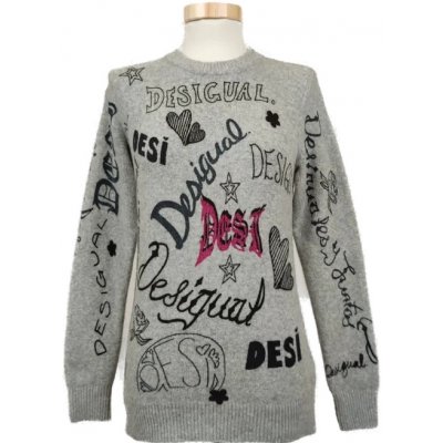 Desigual Damen Pullover grau Gr.XS