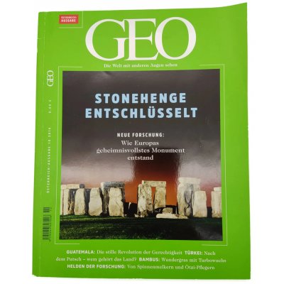 Zeitschrift "Geo - Das Leben mit anderen Augen sehen" 10/2016