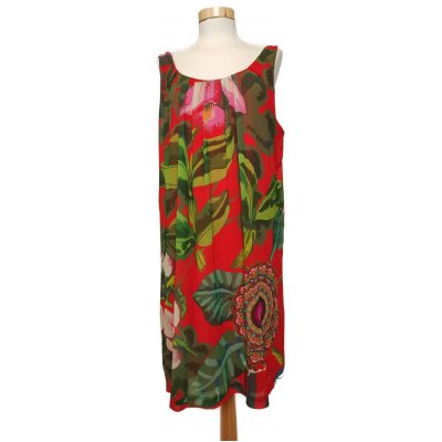 Desigual Damen Kleid rot/bunt Gr. 44
