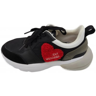 Moschino Damen Sneakers schwarz/grau Gr. 38
