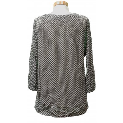 Comma Dreiviertel Bluse gemustert Gr. XL