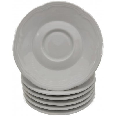 Lilien Porzellan Untertassen Set (6 Stück)