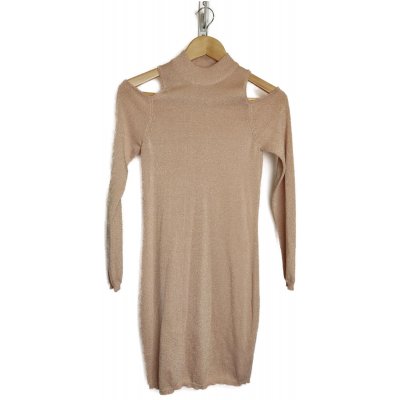 Atmosphere Damen Mini Kleid gold Gr. 38