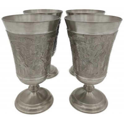 Rein Zinn B. M. F. Becher Set (4 Stück) Vintage