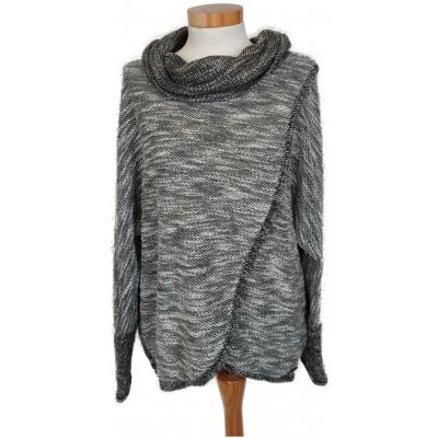 Calvin Klein Damen Pullover schwarz/weiß mele Gr. S
