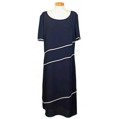 Hermann Lange Damen Midikleid dunkelblau Gr. 46