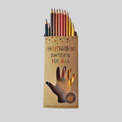 Hautfarben-Buntstifte für alle