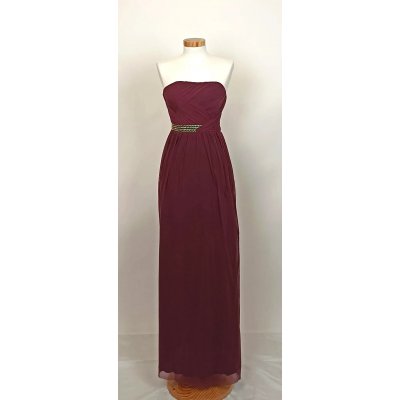 Asos Maxi-Abendkleid weinrot Gr. S