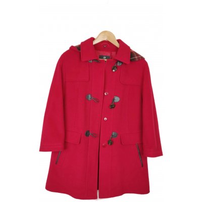 Lebek Damen Dufflecoat Rot Gr. 40