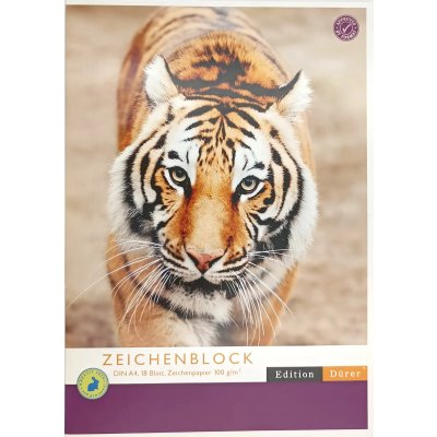 Edition Dürer Zeichenblock DIN A4, 18 Blatt, Zeichenpapier 100 g/m²