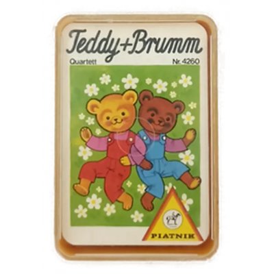 Teddy + Brumm Quartett - Vintage Kartenspiel