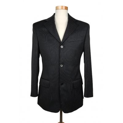Angelico Herren Sakko, schwarz - Gr. S