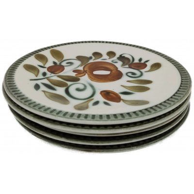 Boch Belgium Argenteuil Dessertteller 5 Stück Vintage