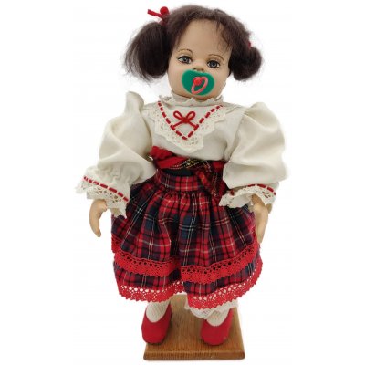 Puppe mit Schnuller Stabbefestigung Höhe 34 cm