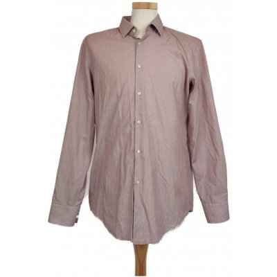 Hugo Boss Herren Hemd rot/weiß gestreift Gr. 41 (16)