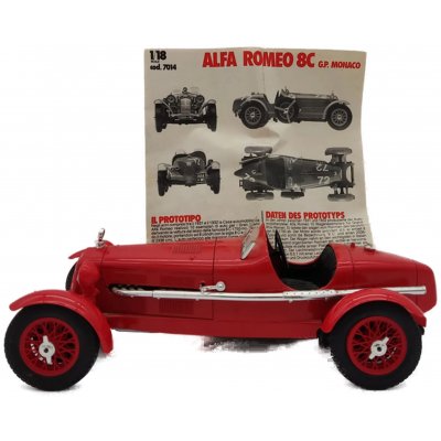 Burago Auto Alfa Romeo 2300 Monza rot 1/18