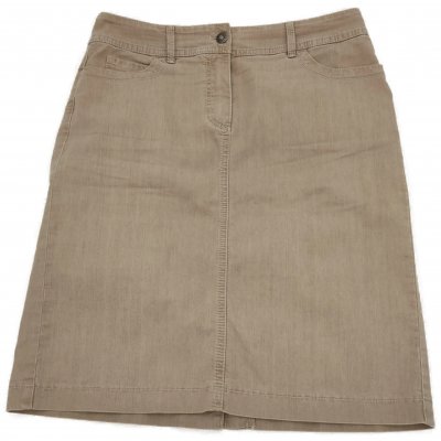 Gerry Weber Damen Jeans Rock Beige Gr. 38