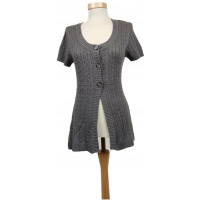 S. Oliver Damen Strickweste grau Gr. 34