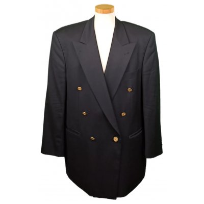 Yves Saint Laurent Herrenblazer schwarz Gr. XL