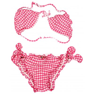 United Colors of Benetton Kinderbadeanzug rot/weiß Gr. 2XL