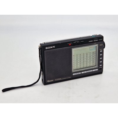 Sony ICF-7600DA Digitaler Weltempfänger / Radio - Schwarz (Ungeprüft / Bastlerware)