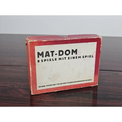 Mat-Dom - 8 Spiele in einem - antikes Gesellschaftsspiel