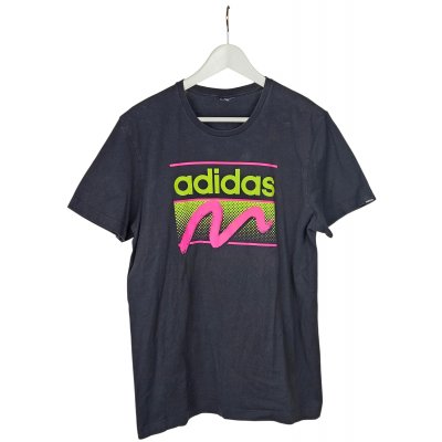 Adidas Herren T-Shirt, schwarz - Gr. M