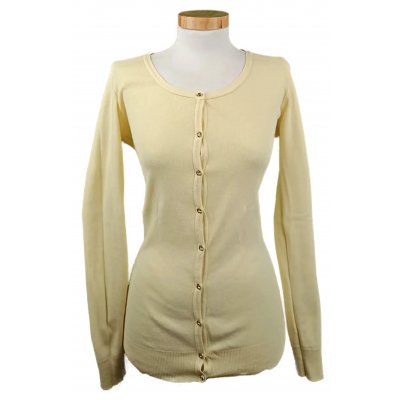 United Colors Of Benetton Damen Pullover hellgelb Gr. M