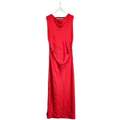 ZARA Damen Maxikleid, rot - Gr. L