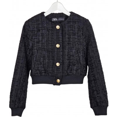 ZARA Damen Jacke, schwarz - Gr. XS